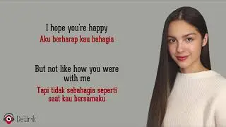 Happier - Olivia Rodrigo Lirik dan Terjemahan - Lagu Terbaru 2021