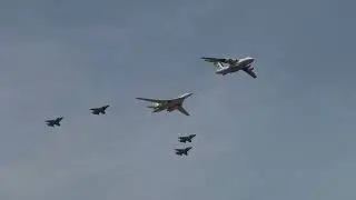 Тренировка 7 мая 2022 года, самолёты.