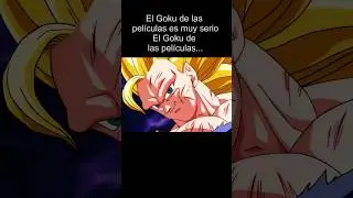 El Goku de las películas era gracioso 😄 #DragonBallZ #Goku