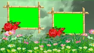 Wedding Frame 2 &3 Green Screen Chroma Key - Copyright FREE Videos 