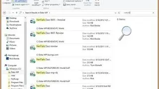 Поиск файлов в Windows 8