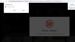 Besplatka.xyz malicious pop-up removal.