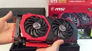 Unboxing MSI Gtx 1070 gaming X