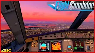 Rio De Janeiro A320Neo Cockpit Landing | Microsoft Flight Simulator 2021  | MAX GRAPHICS [4K]