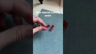 Tiny beaded apple tutorial soon! 