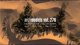 Archmodels vol. 276 Launch Trailer - Vegetation 3D Models Collection