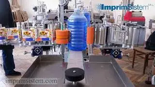 Grand-B filling, bottling and labeling line 9liter