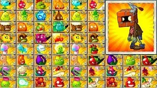 Plants vs Zombies 2 Walkthrough Every Plant Power Up Primal PVZ 2 Max Level vs Brickhead Zombie