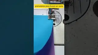 Prensatelas para fruncir la tela fácilmente en la maquina de coser recta. #shorts