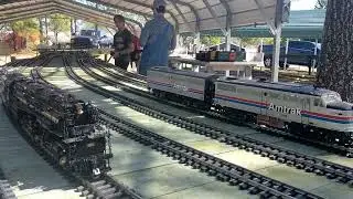 Ridge Live Steamers 2024 Winter Meet Gauge 1 compilation