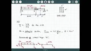 Transverse Shear Stress Example 3