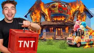 J'ai EXPLOSÉ la Maison de ce Kikoo sur Minecraft !