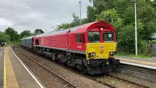 DBCargo class 66 66007 hauling 6V75 Dee Marsh to Margam steel empties #borderlandsline #train #rail
