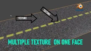 Blender Tutorial: ADD MULTIPLE TEXTURE ON ONE FACE 