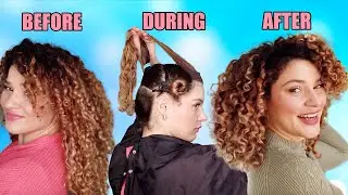 HOW TO CUT A SHORT CURLY BOB AT HOME (tips from a hairstylist) 
