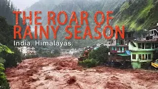 The Roar of Rainy Season. India, Himalayas.