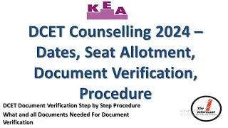 DCET Document Verification 2024| DCET 2024 Counselling Process| DCET Document Verification Procedure