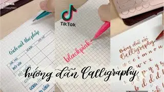 Engsub | Tổng Hợp TikTok | Hướng Dẫn Viết Thư Pháp Hiện Đại - Calligraphy Quick Tutorials | Hidari