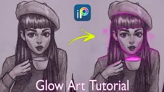 Ibis paint x | How to make Glowing effect in Art | Ibis paint x tutorial for beginners | AR Edits