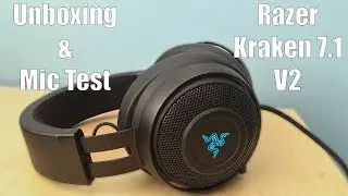 Razer Kraken 7.1 V2 Unboxing and Mic Test!
