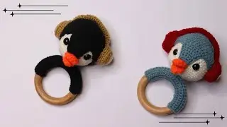 Amigurumi Baby Rattle Tutorial/. Penguin Rattle Amigurumi .