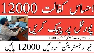 Ehsas Program 12000 New Registration 2021 || Check Ehsas Program 12000 online Portal || 12000 Ehsas