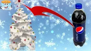 Новогодние Поделки Как Сделать Елку Из Пластиковых Бутылок Своими Руками