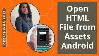 Open html file from assets android