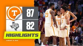 HIGHLIGHTS | No. 24 Vols 87, Texas A&M 82 (Jan. 13, 2026)