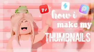 how i make my thumbnails (easy) | clxudynight