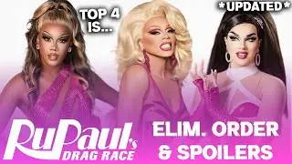 Season 19 *UPDATED* Elimination Order & Spoilers - RuPaul's Drag Race