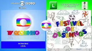 [AT] Minha Versão da Transição Entre TV Globinho e Festival de Desenhos (Globo Parabólica) (V1)