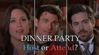 Would the WhenCallsTheHeart cast rather Host or Attend a dinner party?