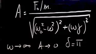 8.03 - Lect 3 - Driven Oscillations With Damping, Steady State Solutions, Resonance