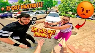 I ESCAPE THE ANGRY UPGIRL - You HAVE to See This! ​ (Funny Parkour POV Chase) 