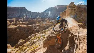 Taking On One Of The Biggest Drops In The World - Gee Atherton At Redbull Rampage