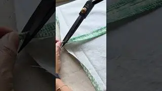 Snip your seam allowance before hemming #sewinghacks