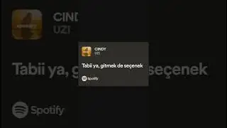 Tabii ya, gitmek de seçenek... #shorts #UZI #cindy