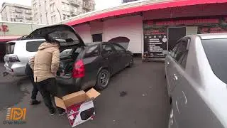 Штатное головное устройство на Camry 30