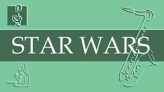 Tenor Sax Notes Tutorial - Cantina Band - Star Wars - John Williams (Sheet Music)