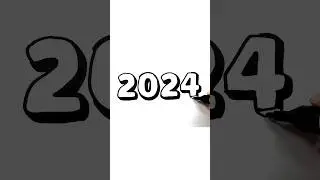 2024 3D Letters Drawing in 60 Seconds 