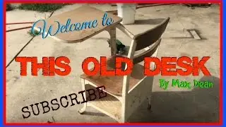 Old School Desk Refinish Project time lapse by Max Dean