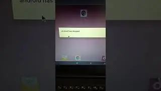 I have never seen this error message before. Android X86. 🙏💀