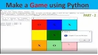 Tic Tac Toe Game - Part 2 | Python Tutorial | Python Game X and 0 | CodeSky