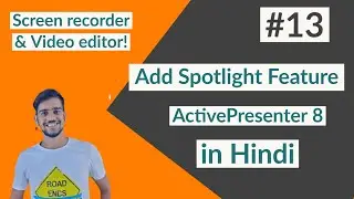 How to Use Spotlight feature in ActivePresenter in Hindi | Spotlight | ActivePresenter | Highlight |