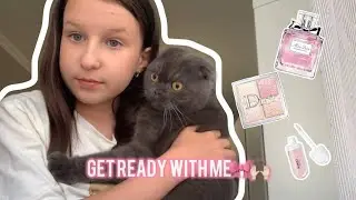 Get ready with me to walk with my friends🎀💗
