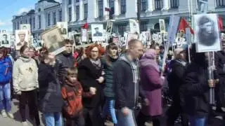 Бессмертный полк. День Победы 9 мая 2016 года, Омск.