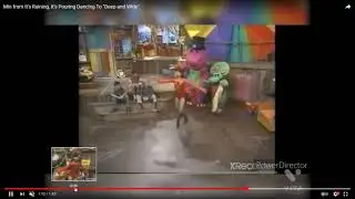 Min from it's Raining It's Pouring dancing to Uptown Funk