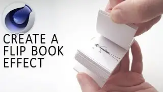 Cinema 4D Tutorial: Create An Animated Flip Book