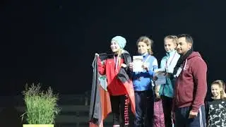 EKAG. European Kids Athletics Games 2016. High Jump. Anastasia Bukatina, 10 years old. Gold Medal.